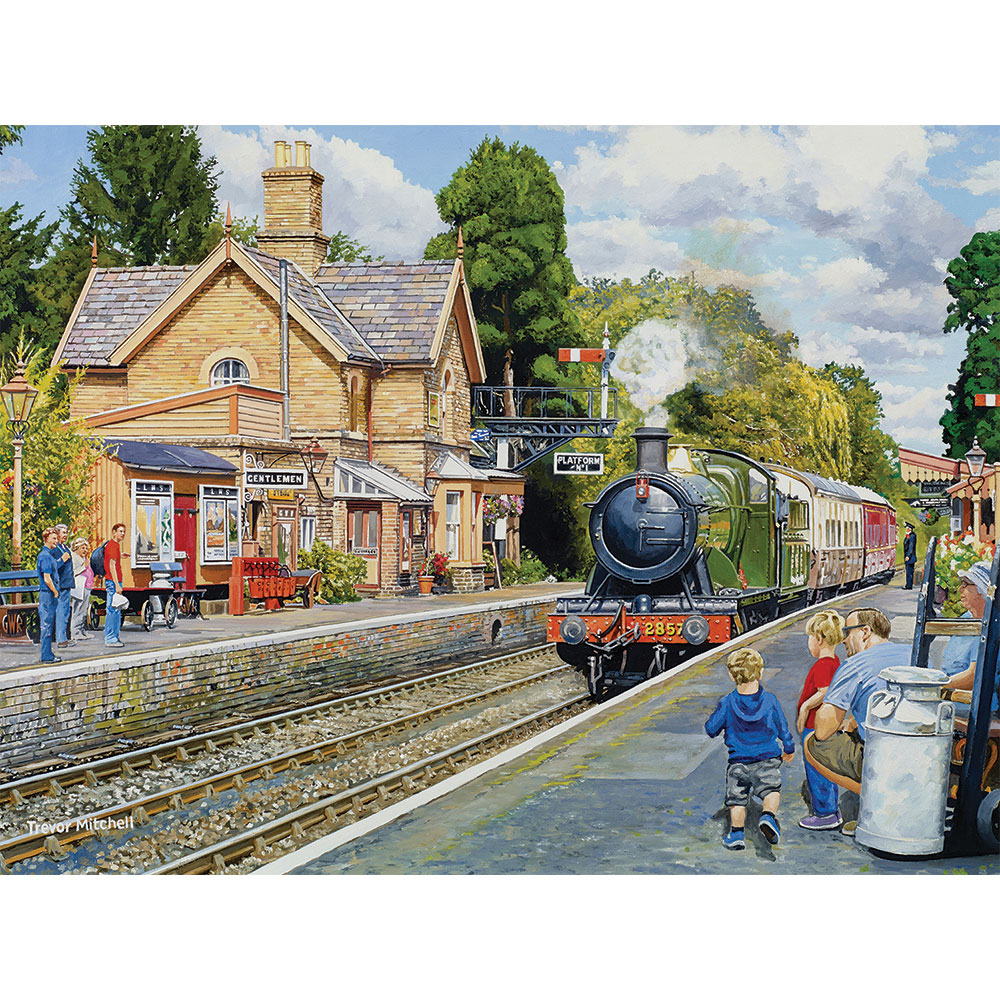 1000, 500 or 100 Pieces Jigsaw Puzzle Map of The Severn Valley Railway 1887 