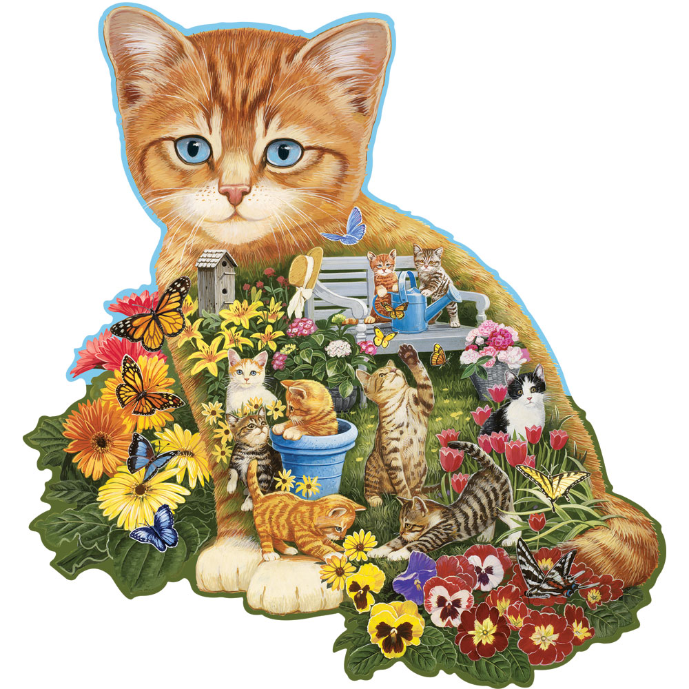Ginger Kitten 300 Large Piece Shaped Jigsaw Puzzle