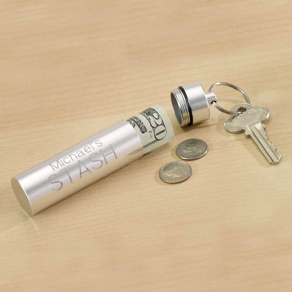 Personalized Hide Your Stash Cylinder | Bits and Pieces