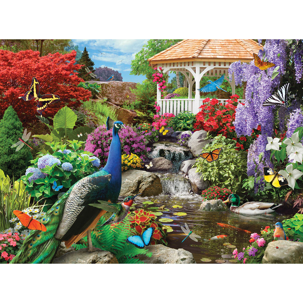 Peacock Pathway Jigsaw Puzzles 1000 Pieces Adults Page Publications Collection 