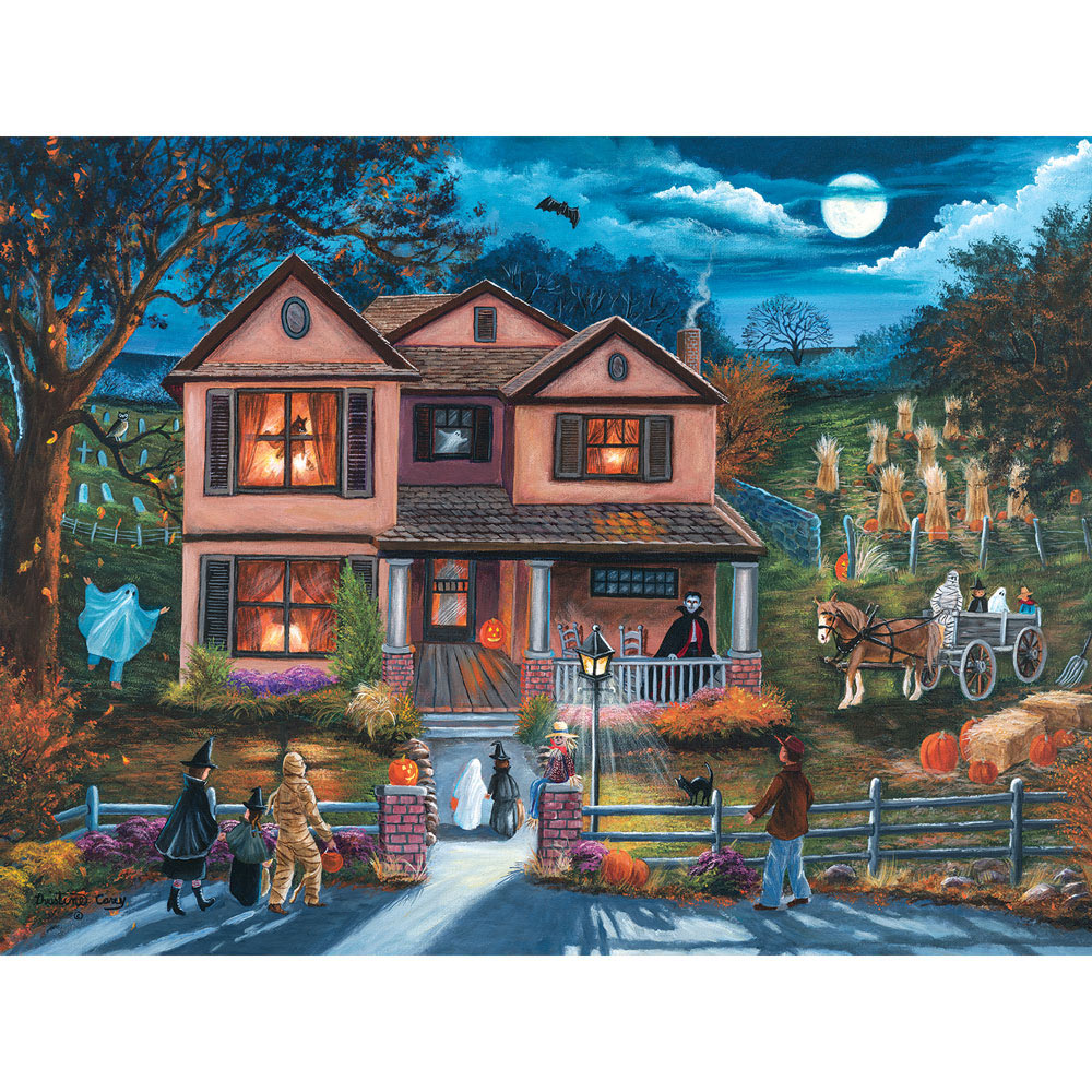 Spooky House 1000-Piece Jigsaw Puzzle by Sunsout Halloween Holiday Gift 12 NEW 