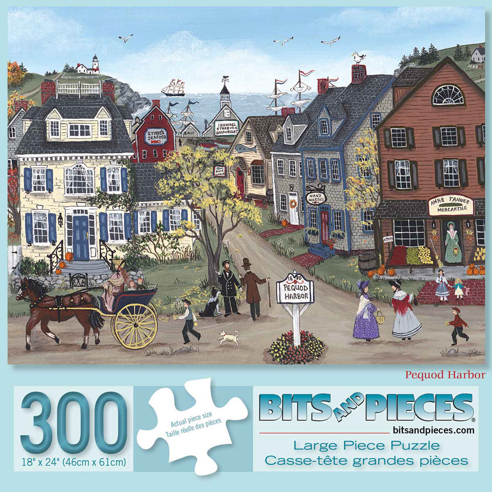 Pequod Harbor 300 Large Piece Jigsaw Puzzle