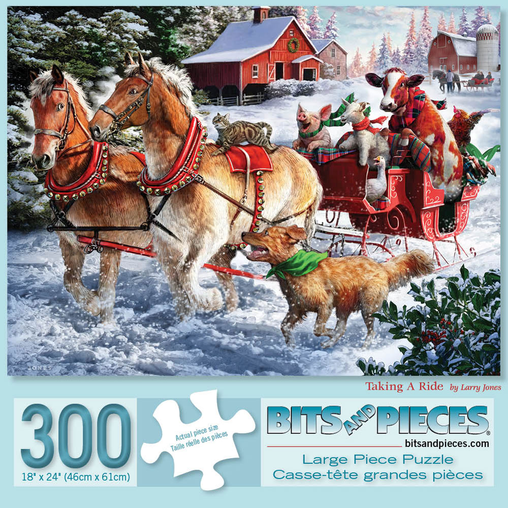Taking A Ride 300 Large Piece Jigsaw Puzzle