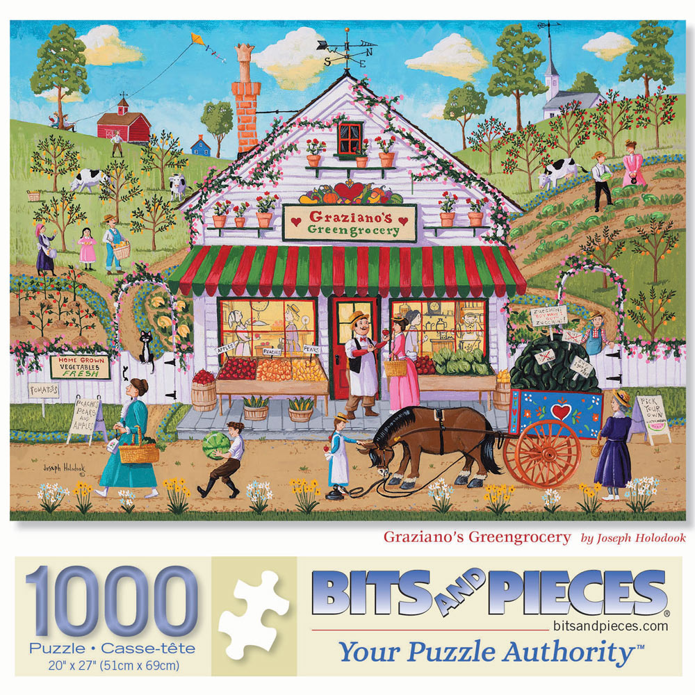 Graziano's Greengrocery 1000 Piece Jigsaw Puzzle