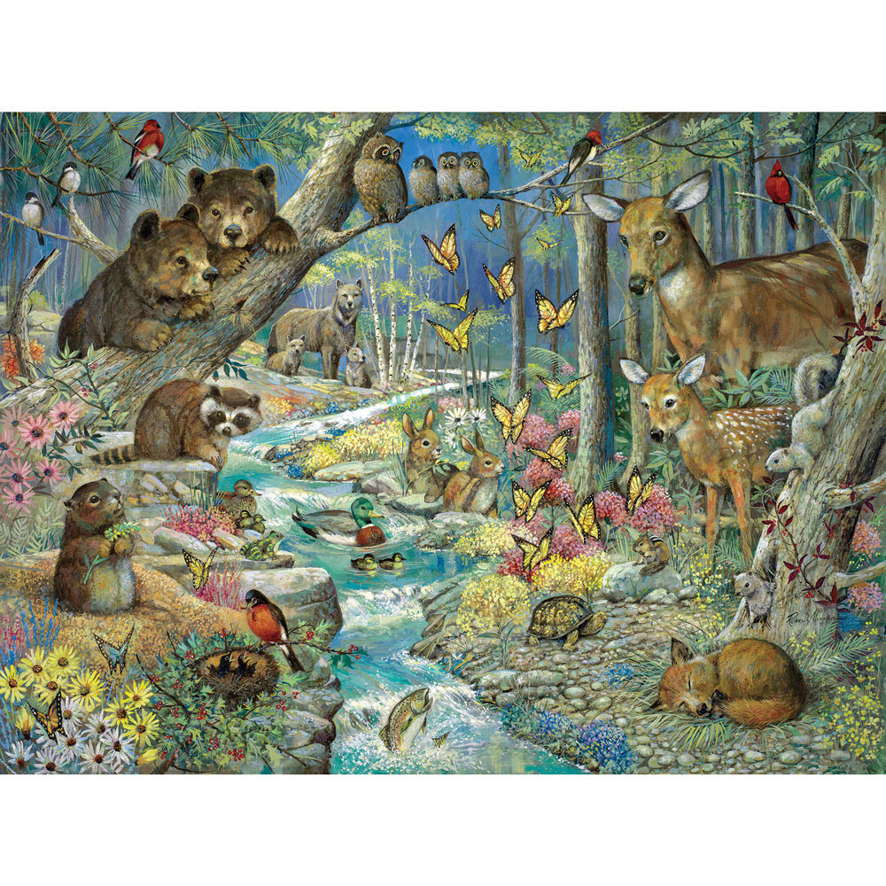 Spring Babies 300 Large Piece Jigsaw Puzzle