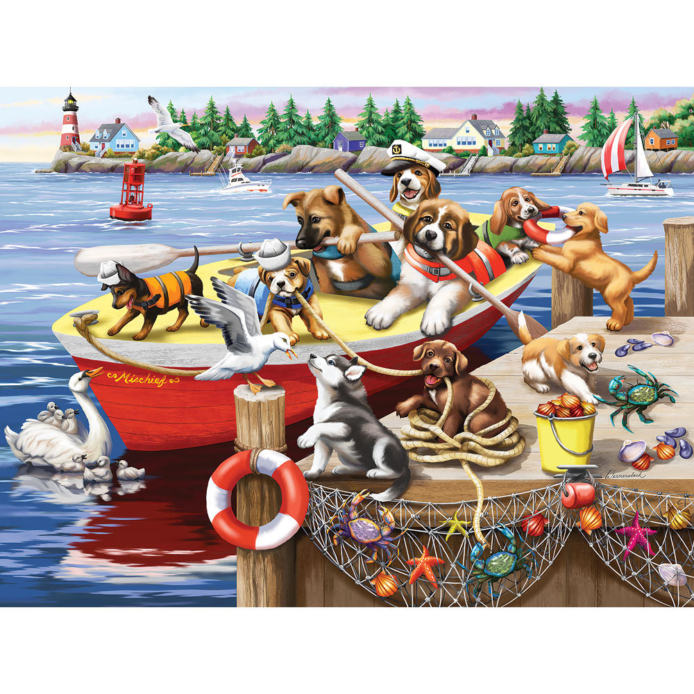 All Aboard For Mischief 300 Large Piece Jigsaw Puzzle | Bits And 