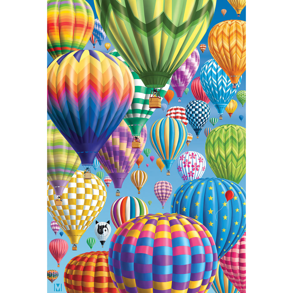 300 Pieces Jigsaw Puzzle Blooming Hot Air Balloons 