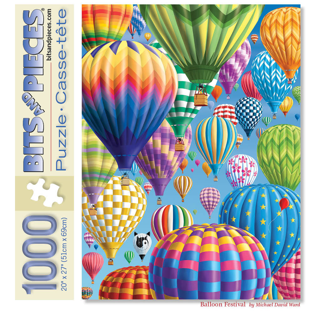 Jigsaw Puzzle BALLOONING Hot Air Balloons 300 Pcs 14" x 11" Cardinal 