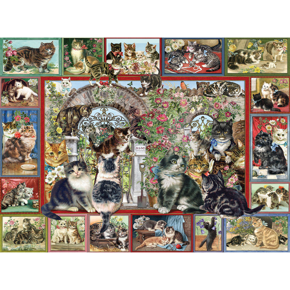 Lots Of Cats 500 Piece Jigsaw Puzzle