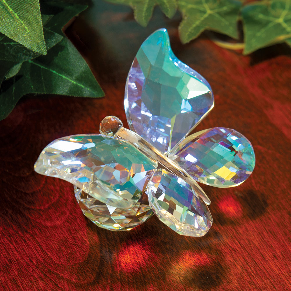 Iridescent Crystal Butterfly | Bits and Pieces