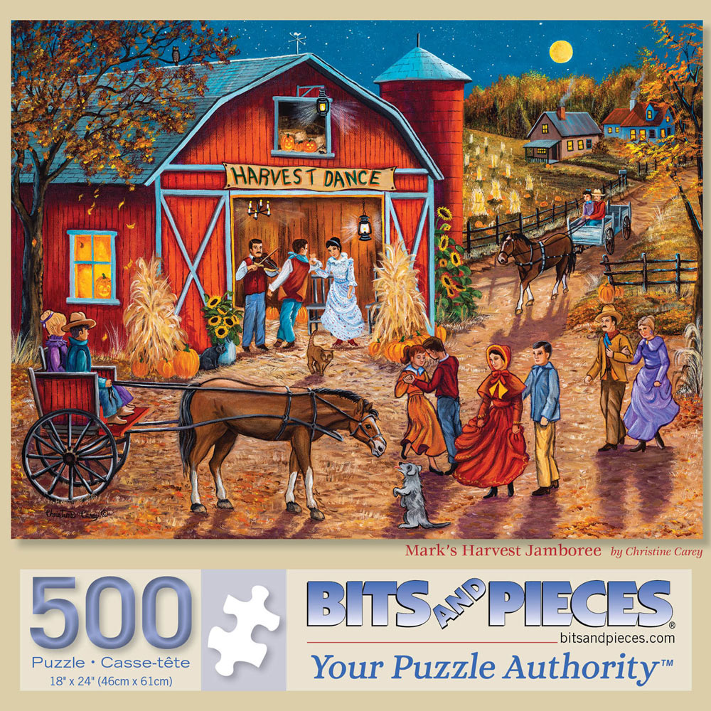 Mark's Harvest Jamboree 500 Piece Jigsaw Puzzle