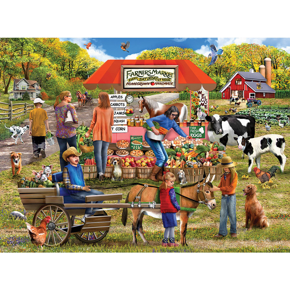 FARMING YEAR Brand New House of Puzzles 1000 Piece Jigsaw Puzzle 