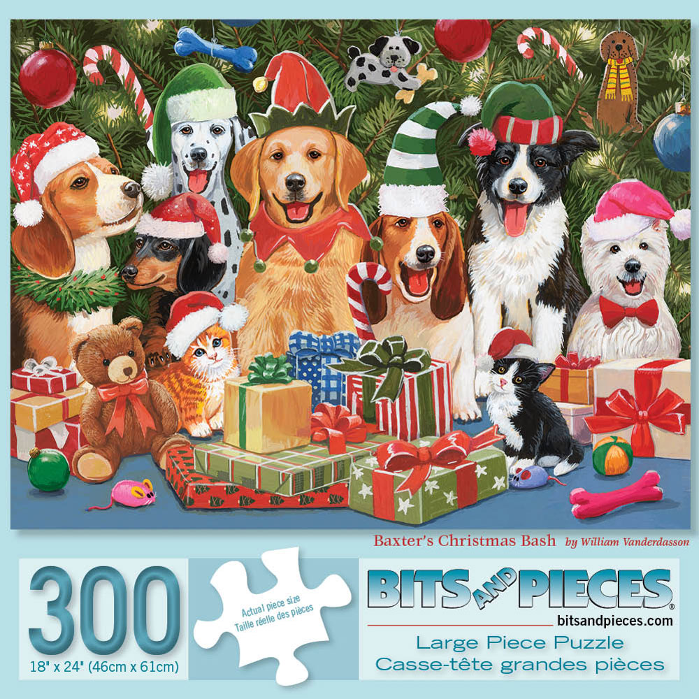 Baxter's Christmas Bash 300 Large Piece Jigsaw Puzzle