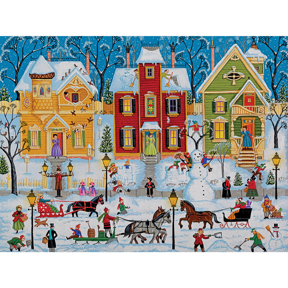 After the Snow has Fallen 500 Piece Jigsaw Puzzle