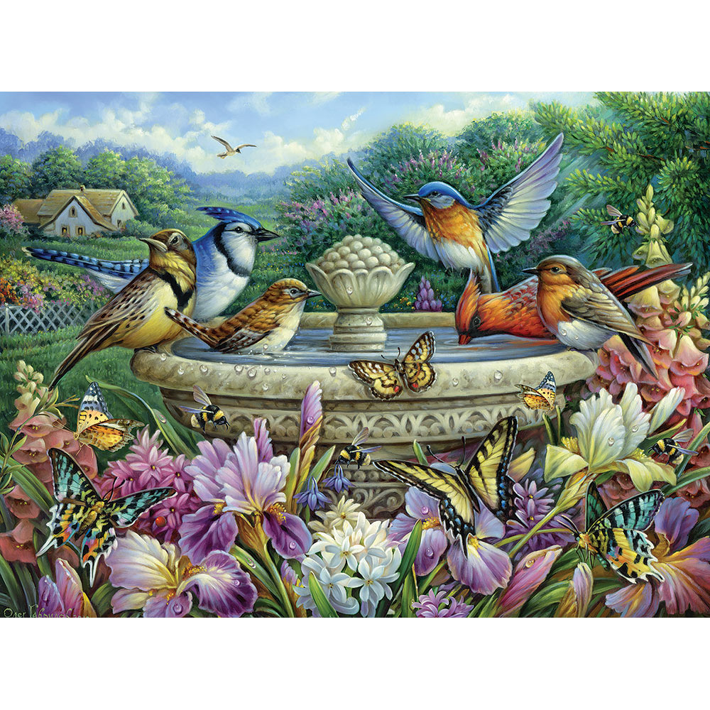 Summer Garden Birds 500 Piece Jigsaw Puzzle