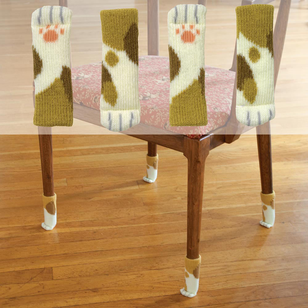 Cat Paw Chair Yarn Socks