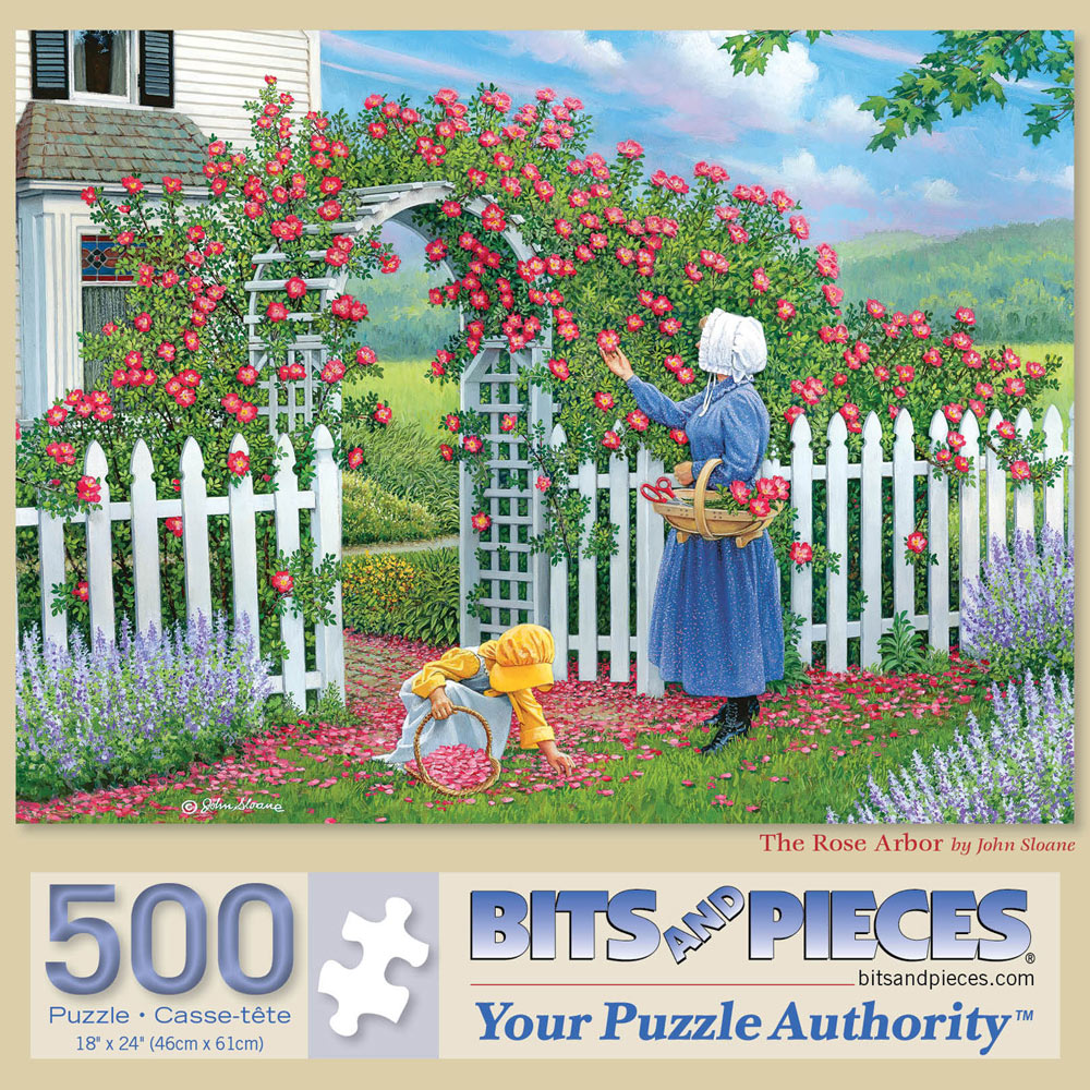 The Rose Arbor 500 Piece Jigsaw Puzzle