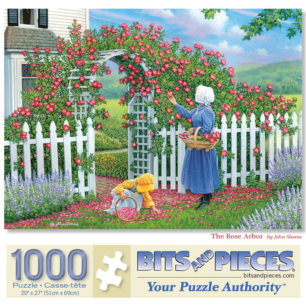 The Rose Arbor 1000 Piece Jigsaw Puzzle