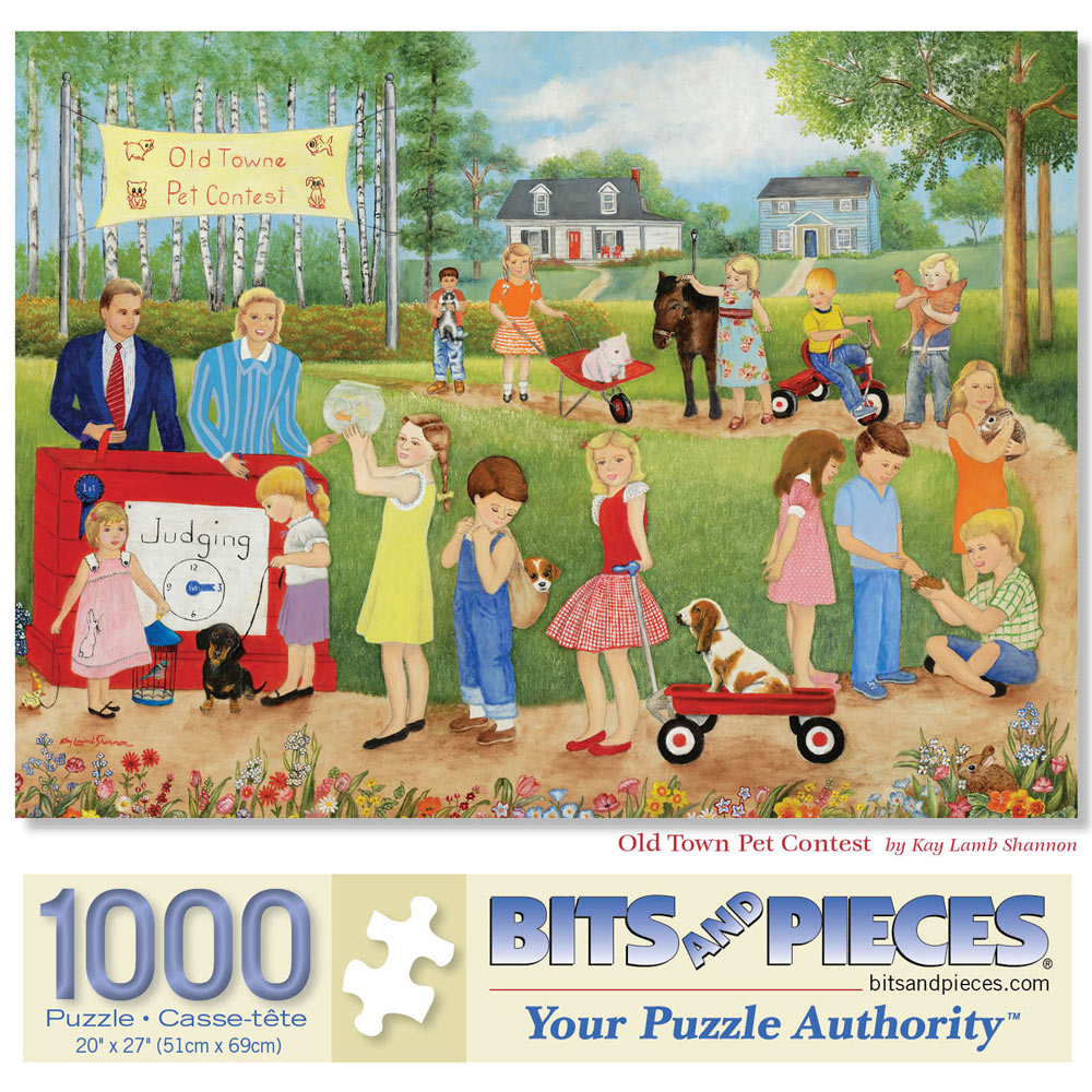Old Town Pet Contest 1000 Piece Jigsaw Puzzle