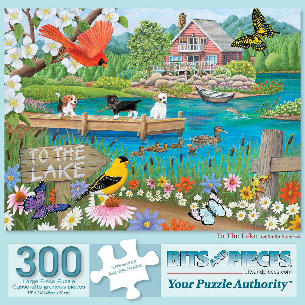 To the Lake 300 Large Piece Jigsaw Puzzle