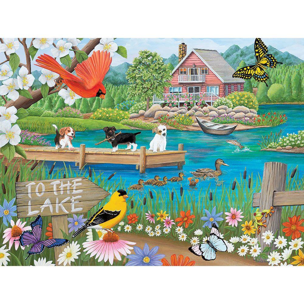To The Lake 1000 Piece Jigsaw Puzzle