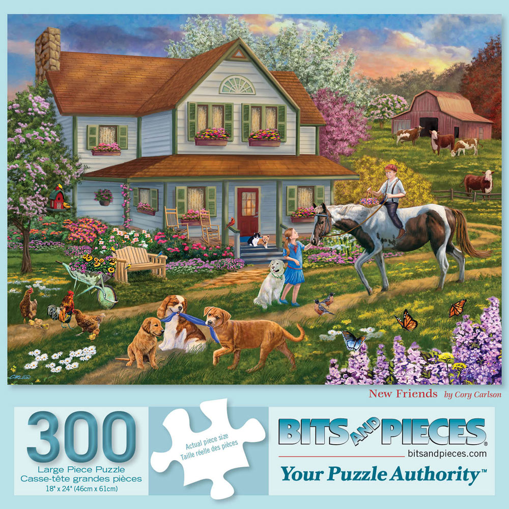 New Friends 300 Large Piece Jigsaw Puzzle
