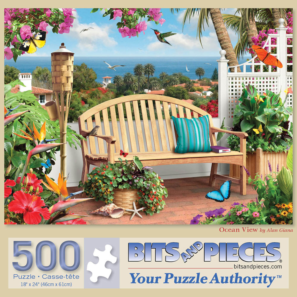Ocean View 500 Piece Jigsaw Puzzle