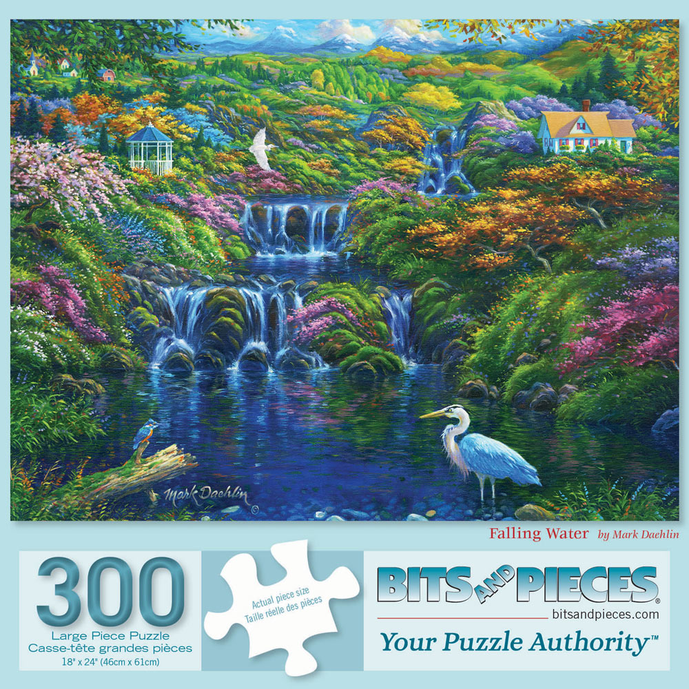 Falling Water 300 Large Piece Jigsaw Puzzle