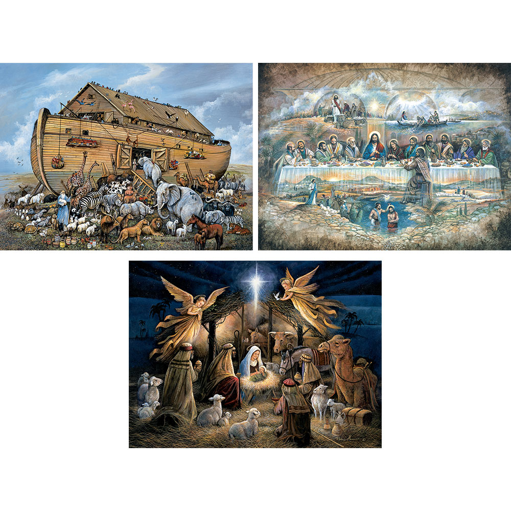 Set of 3: The Power of Inspiration 1000 Piece Jigsaw Puzzles