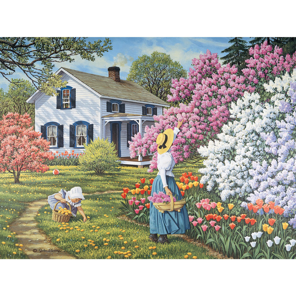 1000 Pieces Bits & Pieces Jigsaw Puzzle Dreams Of Spring By John Sloane 