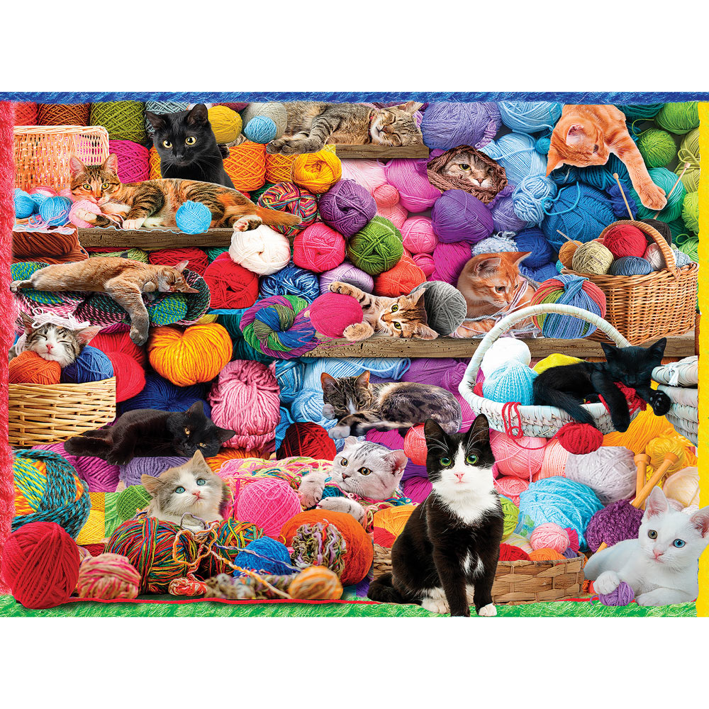 1000 Pcs Jigsaw Puzzle Cats Kitten Animal Puzzle Adults Kids Gift AGE UK 