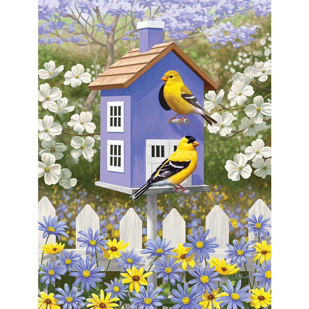 Goldfinch Garden Home 300 Large Piece Jigsaw Puzzle