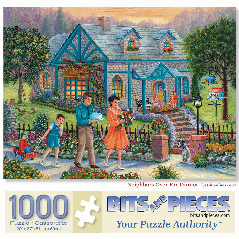 Neighbors Over for Dinner 1000 Piece Jigsaw Puzzle