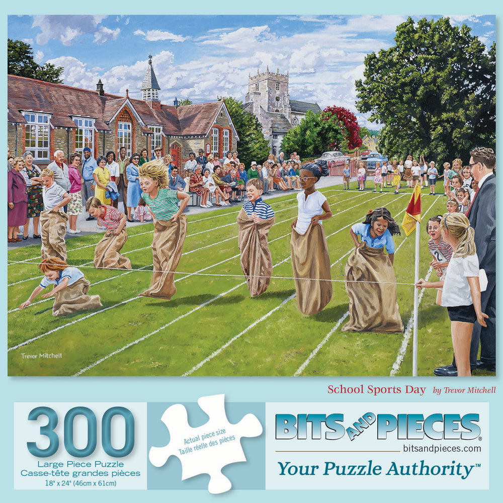 School Sports Day 300 Large Piece Jigsaw Puzzle