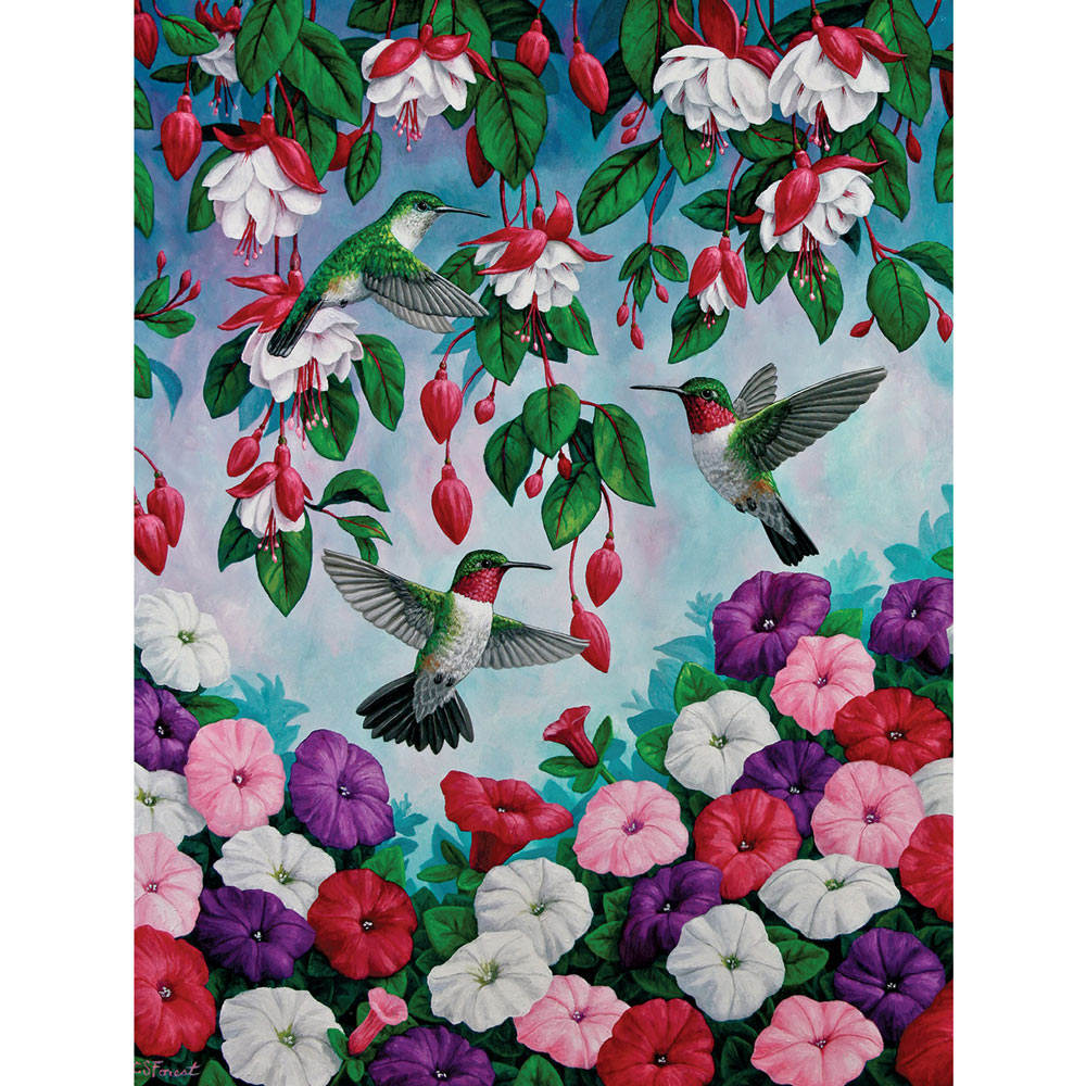Hummingbird Heaven 500 Piece Jigsaw Puzzle