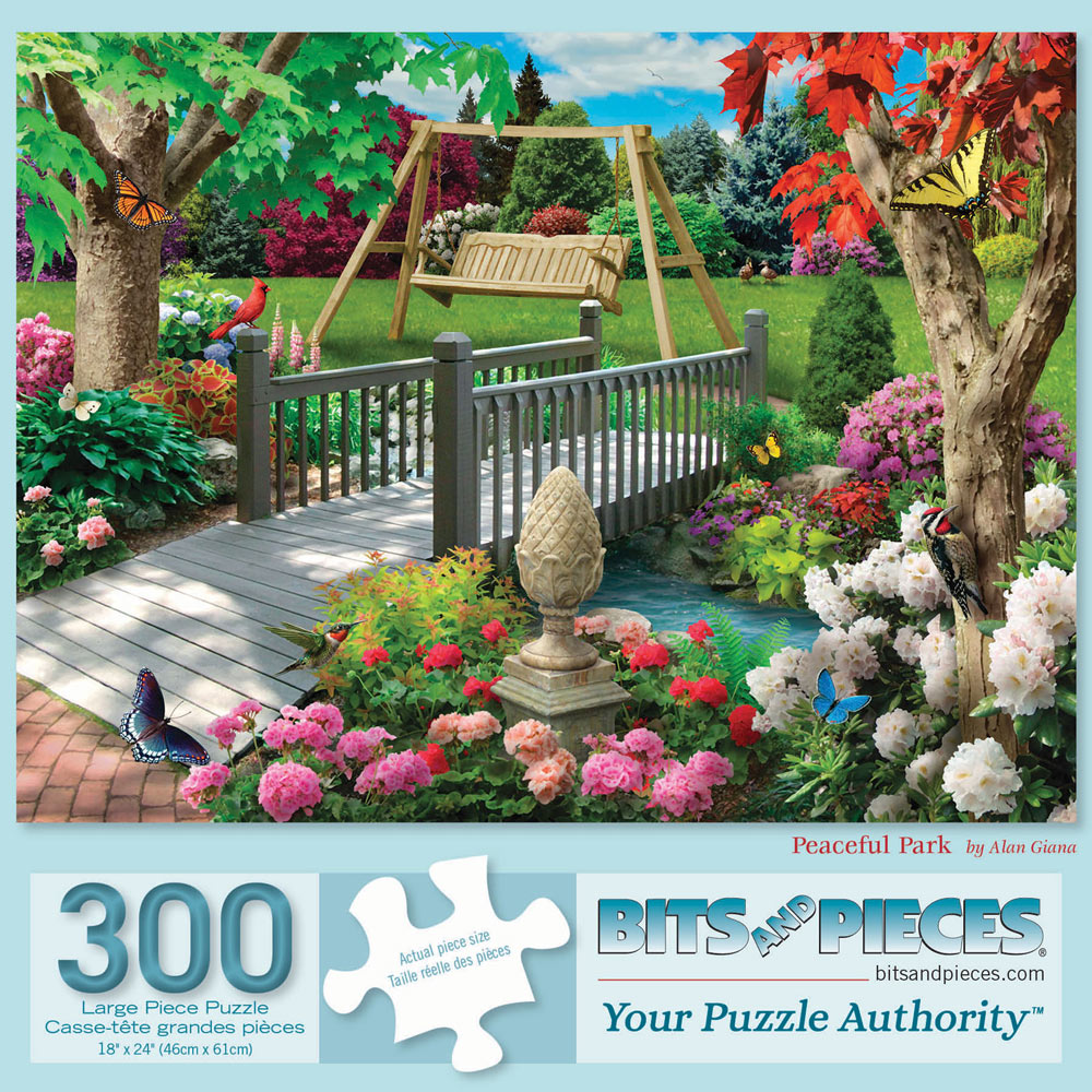 Peaceful Park 300 Large Piece Jigsaw Puzzle