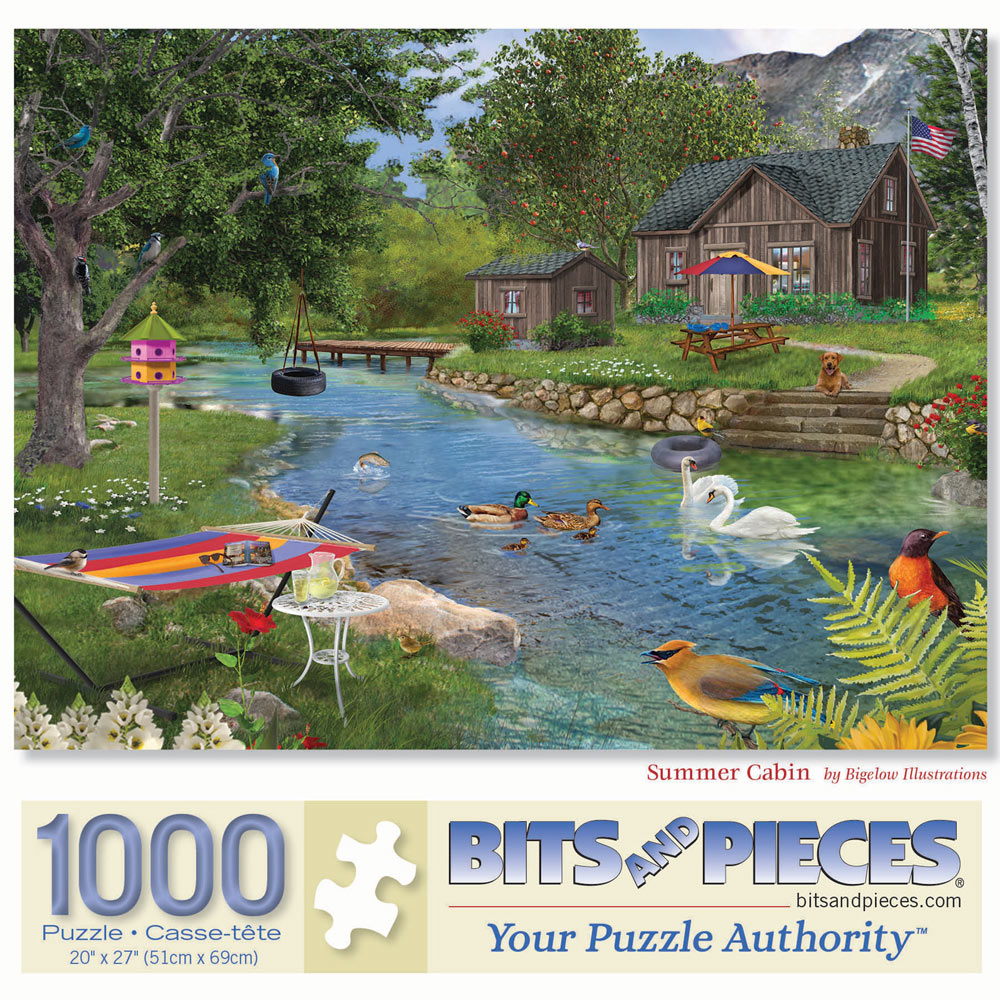 Summer Cabin 1000 Piece Jigsaw Puzzle