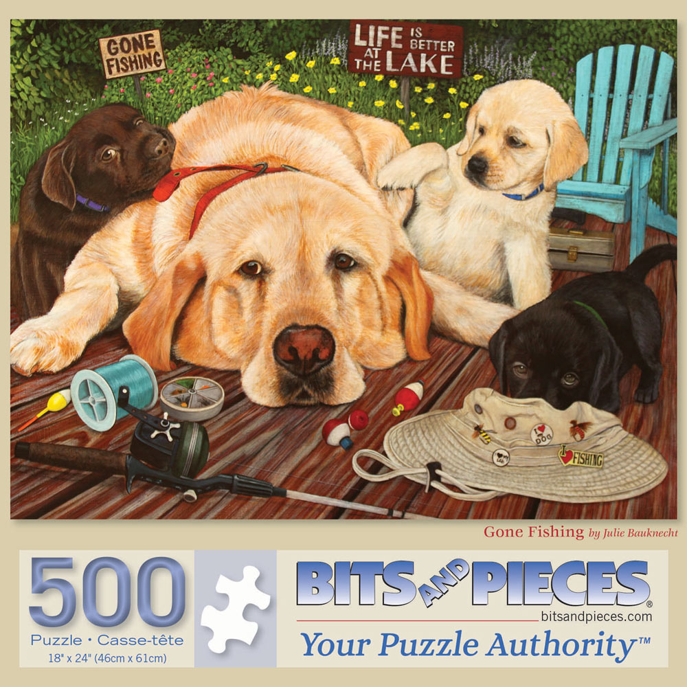 Gone Fishing 500 Piece Jigsaw Puzzle
