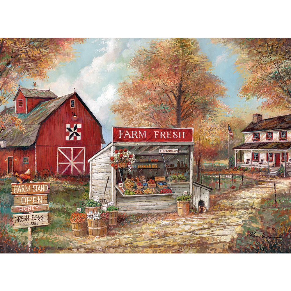 Preboxed Set of 2: Ruane Manning 300 Large Piece Jigsaw Puzzles