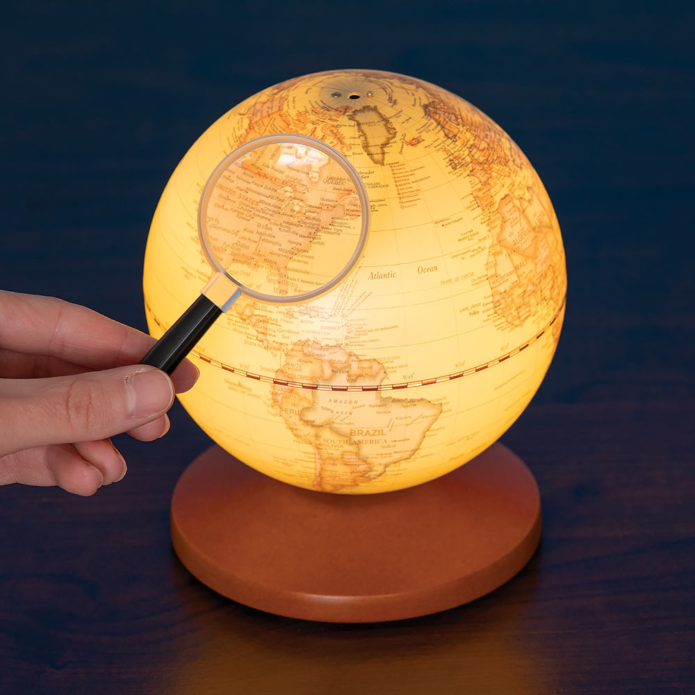 Old World Illuminated Musical Globe