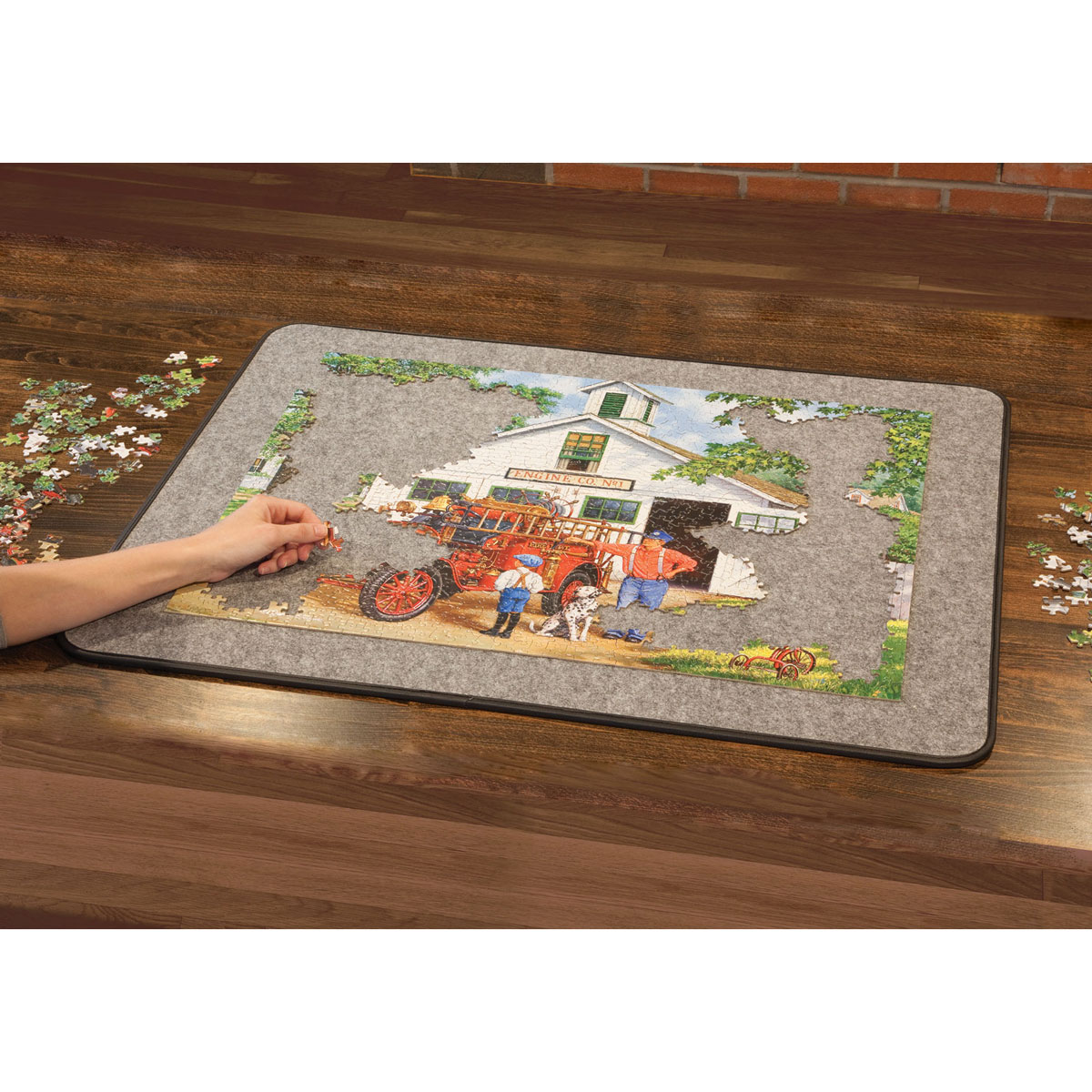 Bits And Pieces Bits And Pieces - 1500 Piece Puzzle Caddy-Porta-Puzzle  Jigsaw Caddy - Puzzle Accessory Puzzle Table Puzzles 