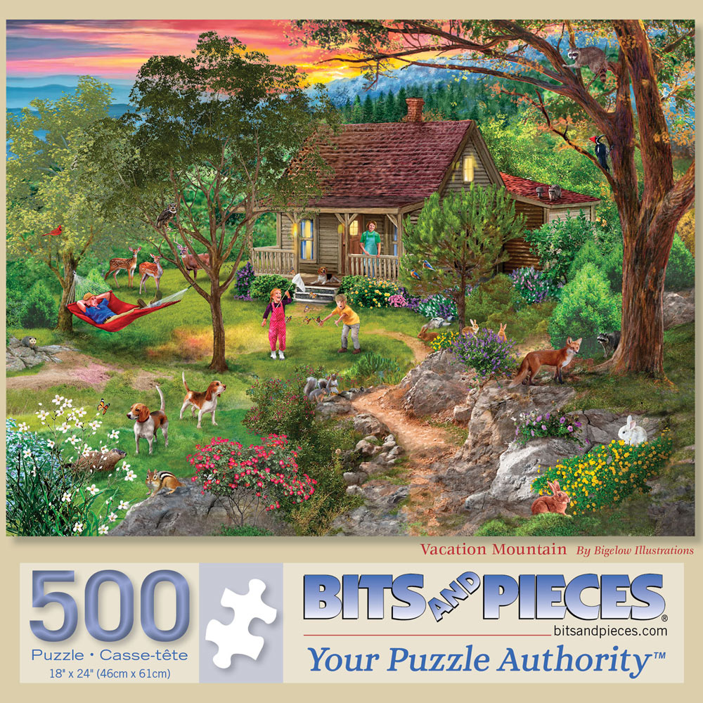 Vacation Mountain 500 Piece Jigsaw Puzzle