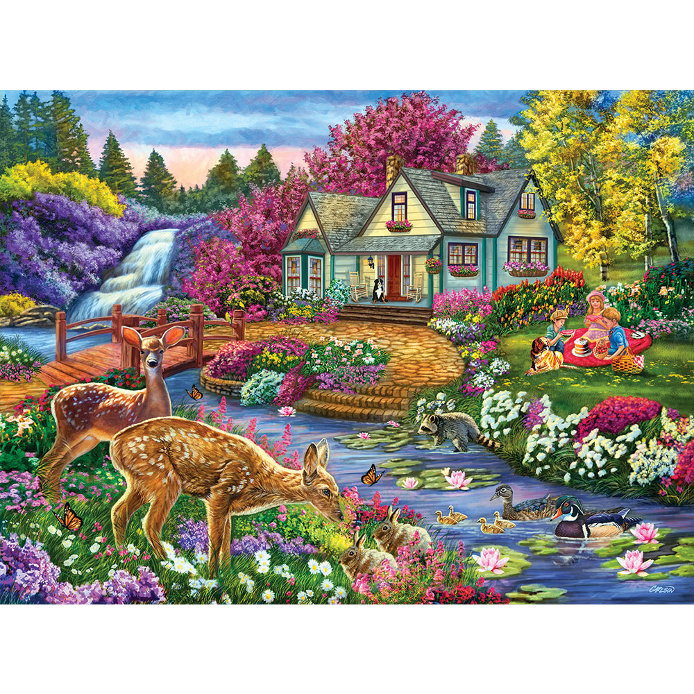 Bits and Pieces-Forest Feast 1000 Stück Puzzle Neu 