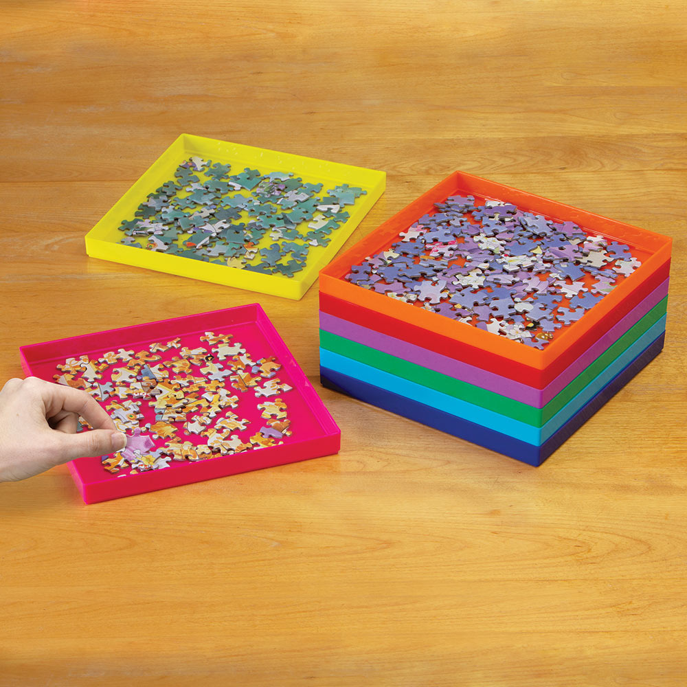 Puzzleteile Aufbewahren Boxen Sortierhilfe Jumbo Puzzle Sorter Zubehör 