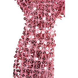 Sequined Scarf - Pink