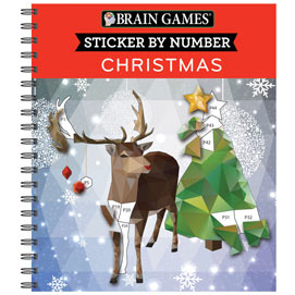 Sticker By Number Book - Christmas