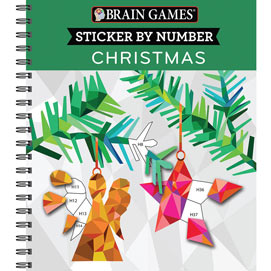 Sticker by Number Book - Christmas Ornaments