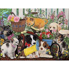 Garden Playtime 300 Large Piece Jigsaw Puzzle