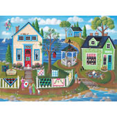 Cupcakes And Quilts 1000 Large Piece Jigsaw Puzzle