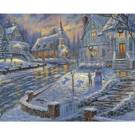 Christmas Snow 1000 Large Jigsaw Puzzle